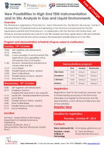 Workshop 2015 program